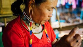 Ethnic Group woman in the North of Thailand